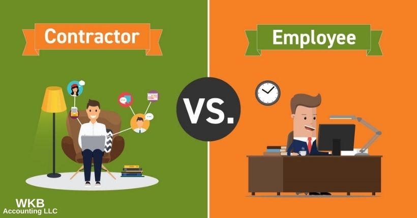 Independent contractor vs working as an employee